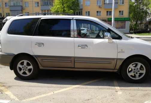 Аренда hyundai trajet 2005 года в городе Москва Ховрино от 2999 руб./сутки, передний привод, двигатель: дизель, объем 2 литра, ОСАГО (Впишу в полис), без водителя, недорого, вид 4 - RentRide