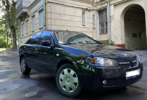 Аренда nissan almera эконом класса 2006 года в городе Москва Люблино от 2000 руб./сутки, передний привод, двигатель: бензин, объем 1.8 литров, ОСАГО (Мультидрайв), без водителя, недорого - RentRide