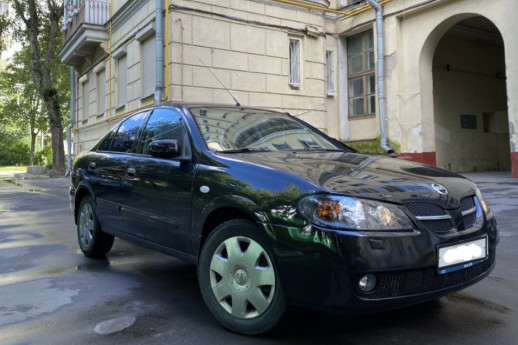 Прокат авто nissan almera эконом класса 2006 года в городе Москва Люблино от 2000 руб./сутки, передний привод, двигатель: бензин, объем 1.8 литров, ОСАГО (Мультидрайв), без водителя, недорого - RentRide