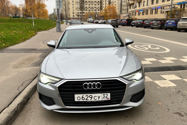 Прокат авто audi a6 2019 года в городе Москва Раменки от 6400 руб./сутки, передний привод, двигатель: дизель, объем 2 литра, ОСАГО (Мультидрайв), без водителя, недорого - RentRide