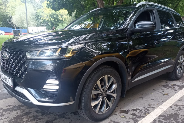 Прокат авто chery tiggo-7-pro стандарт класса 2022 года в городе Москва Коломенская от 4200 руб./сутки, передний привод, двигатель: бензин, объем 1.5 литров, каско (Впишу в полис), ОСАГО (Мультидрайв), без водителя, недорого - RentRide