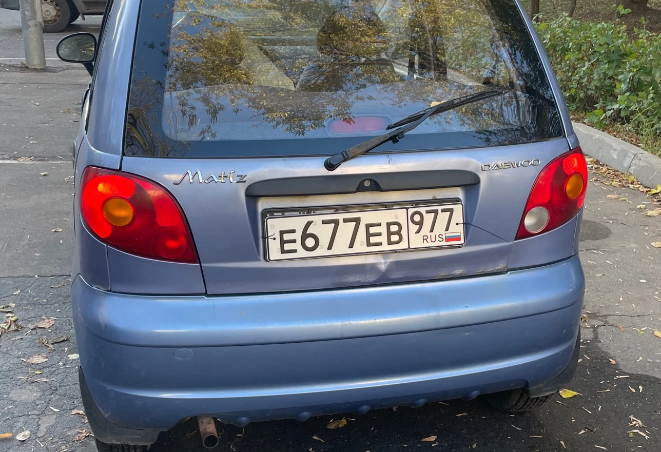 Аренда daewoo matiz эконом класса 2007 года в городе Москва Верхние Лихоборы от 920 руб./сутки, передний привод, двигатель: бензин, объем 0.8 литров, ОСАГО (Впишу в полис), без водителя, недорого, вид 3 - RentRide