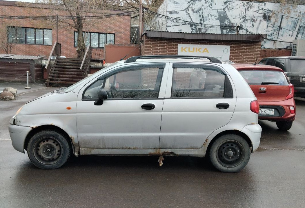 Аренда daewoo matiz эконом класса 2010 года в городе Москва Нагатинская от 760 руб./сутки, передний привод, двигатель: бензин, объем 0.8 литров, ОСАГО (Впишу в полис), без водителя, недорого, вид 4 - RentRide