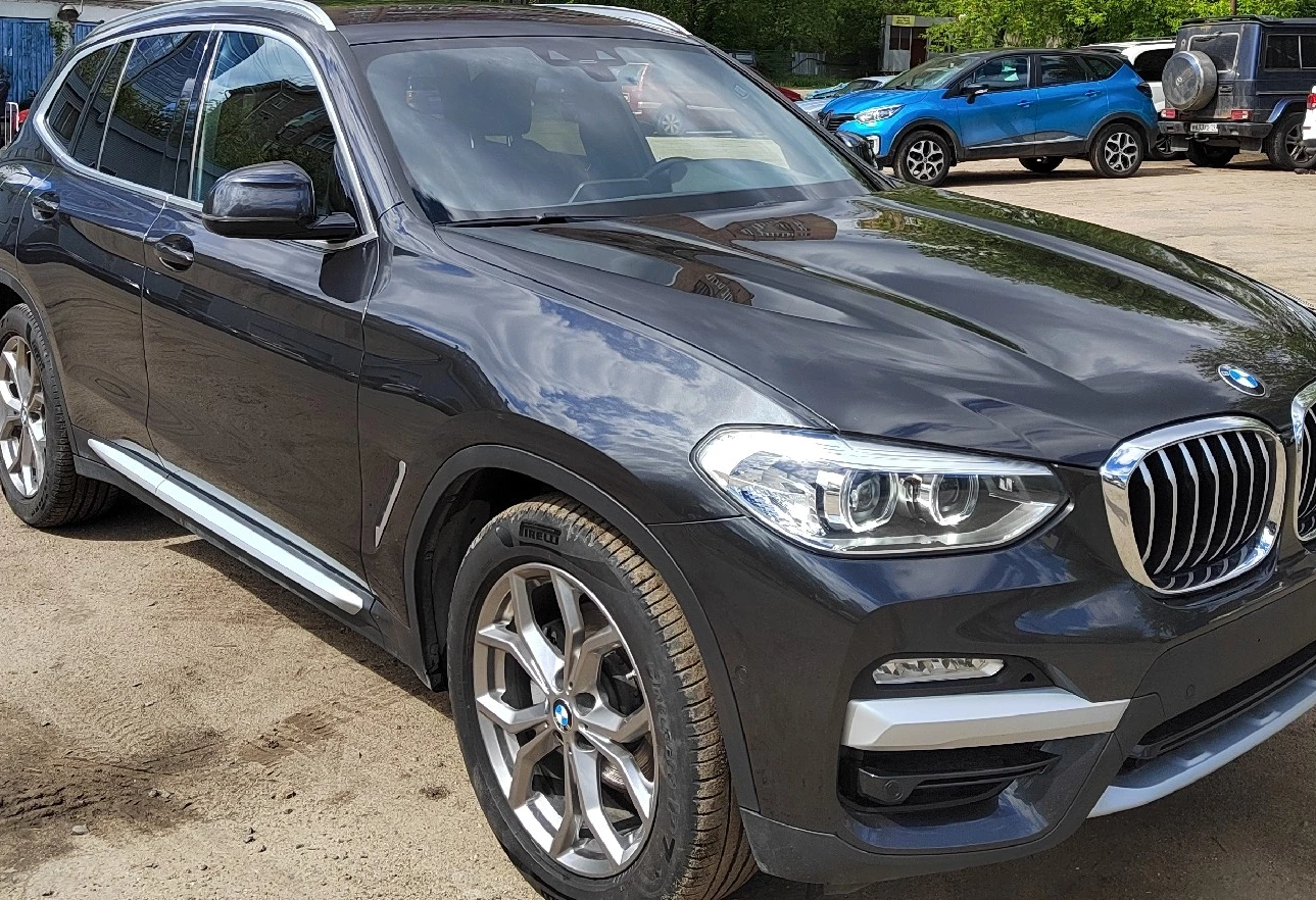 Аренда bmw x3 бизнес класса 2019 года в городе Москва Беговая от 8000 руб./сутки, полный привод, двигатель: дизель, объем 2 литра, каско (Мультидрайв), ОСАГО (Мультидрайв), без водителя, недорого, вид 3 - RentRide