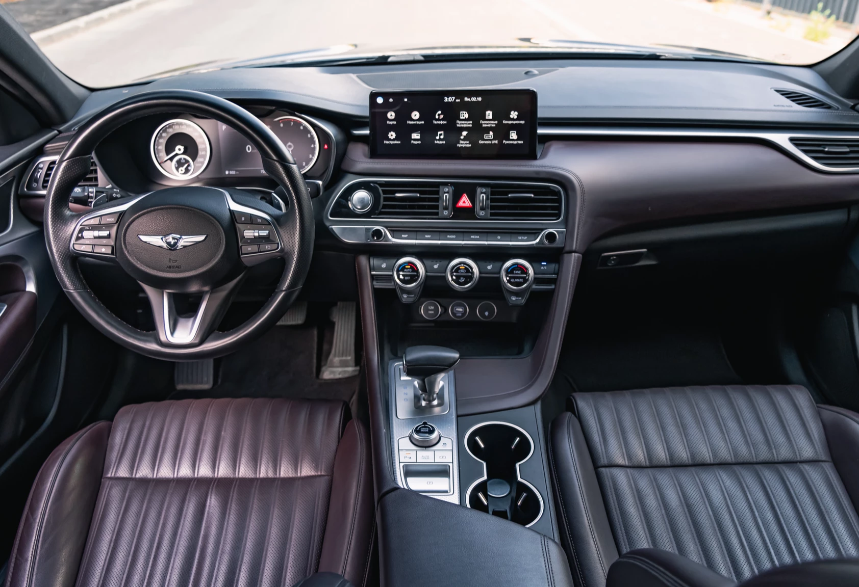 Аренда genesis g70 бизнес класса 2021 года в городе Москва Авиамоторная от 7600 руб./сутки, полный привод, двигатель: бензин, объем 2 литра, каско (Мультидрайв), ОСАГО (Мультидрайв), без водителя, недорого, вид 7 - RentRide