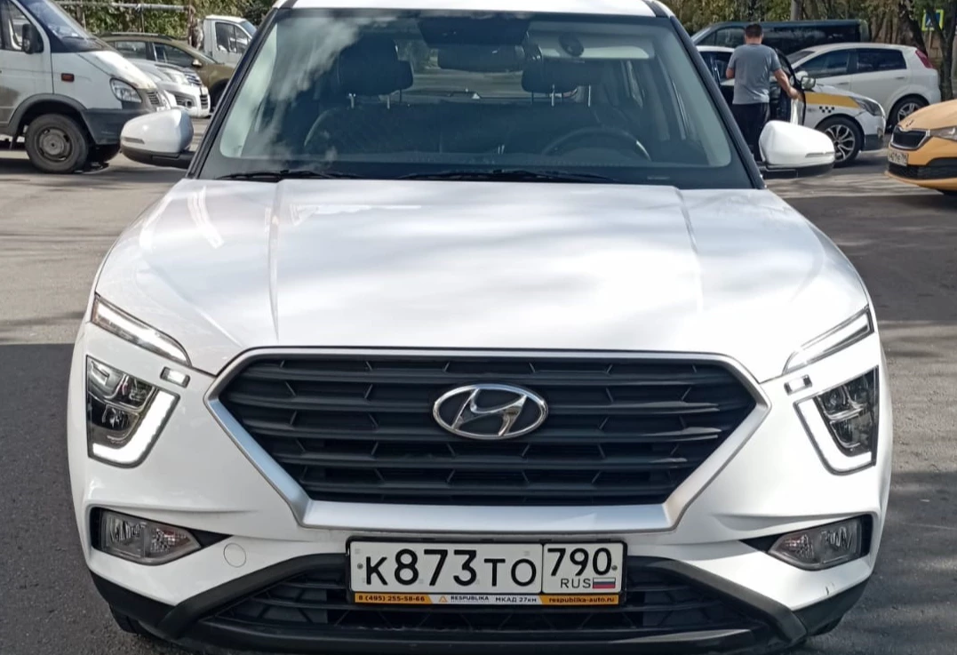 Аренда hyundai creta эконом класса 2021 года в городе Москва Динамо от 2720 руб./сутки, передний привод, двигатель: бензин, объем 1.6 литров, каско (Впишу в полис), ОСАГО (Впишу в полис), без водителя, недорого, вид 2 - RentRide