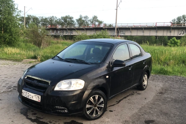 Прокат авто chevrolet aveo эконом класса 2011 года в городе Санкт-Петербург Беговая от 1200 руб./сутки, передний привод, двигатель: бензин, объем 1.2 литра, ОСАГО (Впишу в полис), без водителя, недорого - RentRide
