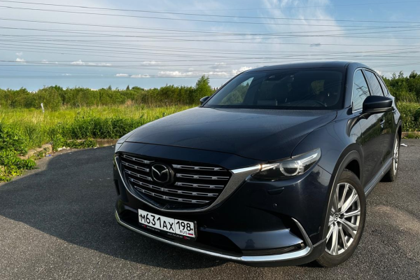 Прокат авто mazda cx-9 комфорт класса 2021 года в городе Санкт-Петербург Беговая от 4000 руб./сутки, полный привод, двигатель: бензин, объем 2.5 литров, каско (Мультидрайв), ОСАГО (Мультидрайв), без водителя, недорого - RentRide