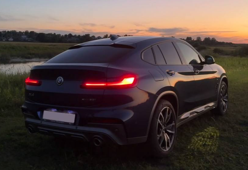 Аренда bmw x4 бизнес класса 2020 года в городе Москва Ботанический сад от 5360 руб./сутки, полный привод, двигатель: бензин, объем 2 литра, каско (Мультидрайв), ОСАГО (Впишу в полис), без водителя, недорого, вид 2 - RentRide