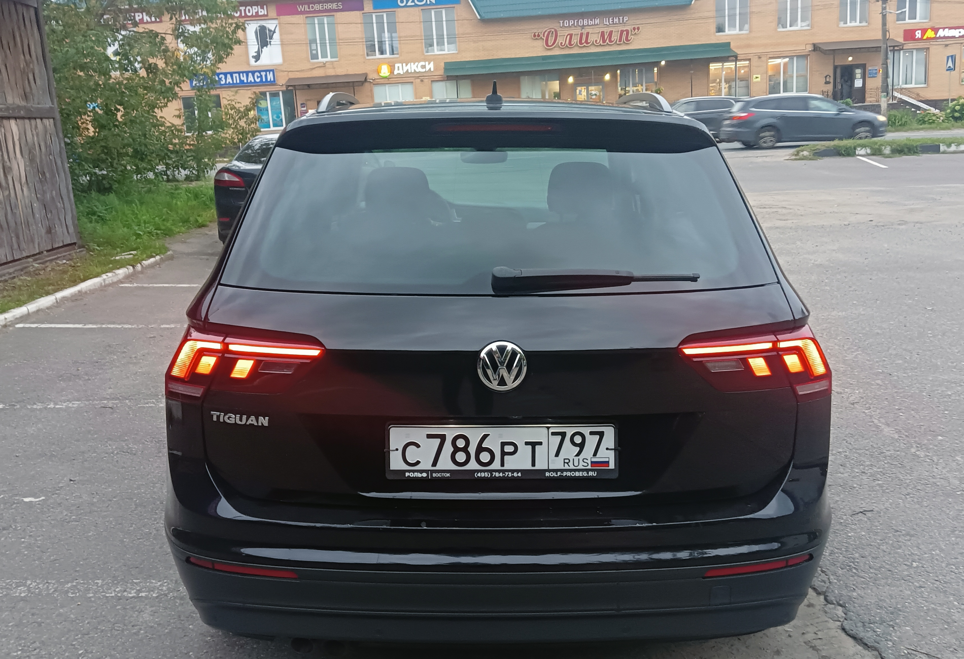 Аренда volkswagen tiguan комфорт класса 2019 года в городе Москва Котельники от 2800 руб./сутки, передний привод, двигатель: дизель, объем 2 литра, ОСАГО (Впишу в полис), без водителя, недорого, вид 4 - RentRide