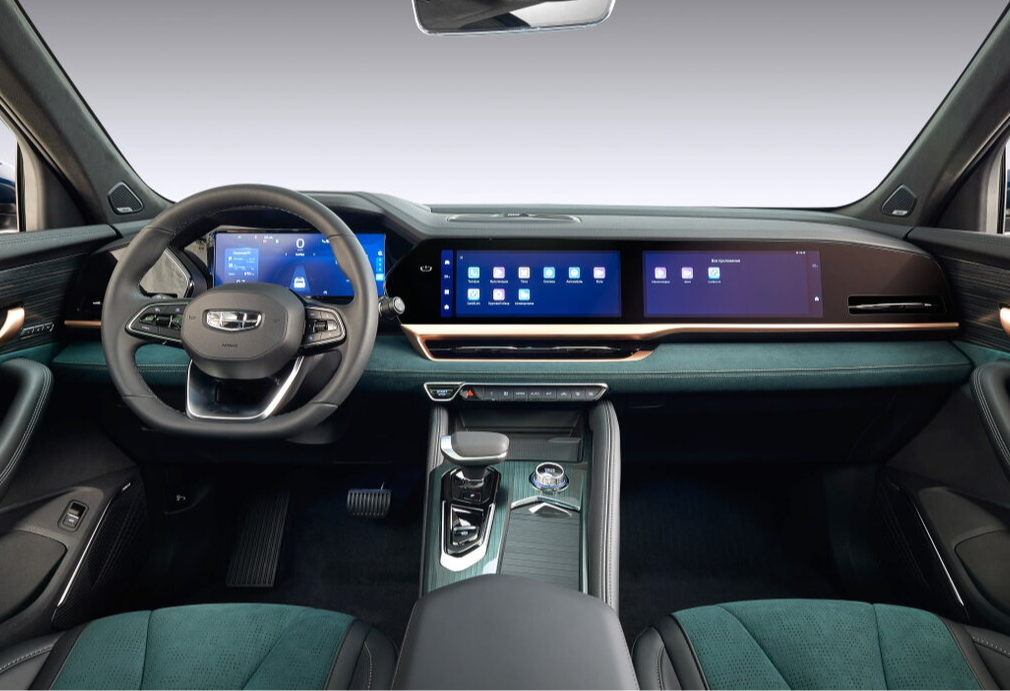 Аренда geely monjaro бизнес класса 2024 года в городе Москва от 7120 руб./сутки, полный привод, двигатель: бензин, объем 2 литра, каско (Мультидрайв), ОСАГО (Мультидрайв), без водителя, недорого, вид 3 - RentRide