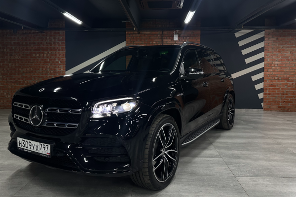 Прокат авто mercedes-benz gls премиум класса 2023 года в городе Москва Выхино от 20240 руб./сутки, полный привод, двигатель: бензин, объем 4 литра, каско (Мультидрайв), ОСАГО (Мультидрайв), без водителя, недорого - RentRide