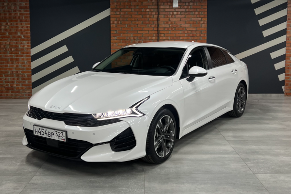 Прокат авто kia k5 комфорт класса 2022 года в городе Москва Выхино от 5200 руб./сутки, передний привод, двигатель: бензин, объем 2 литра, каско (Мультидрайв), ОСАГО (Мультидрайв), без водителя, недорого - RentRide