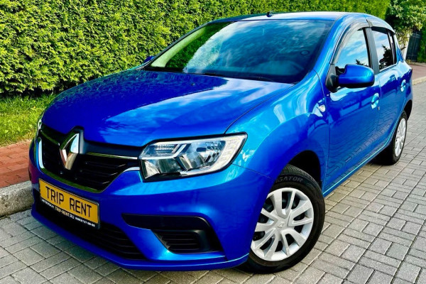 Прокат авто renault sandero эконом класса 2021 года в городе Калининград от 2632 руб./сутки, передний привод, двигатель: бензин, объем 1.6 литров, ОСАГО (Мультидрайв), без водителя, недорого - RentRide