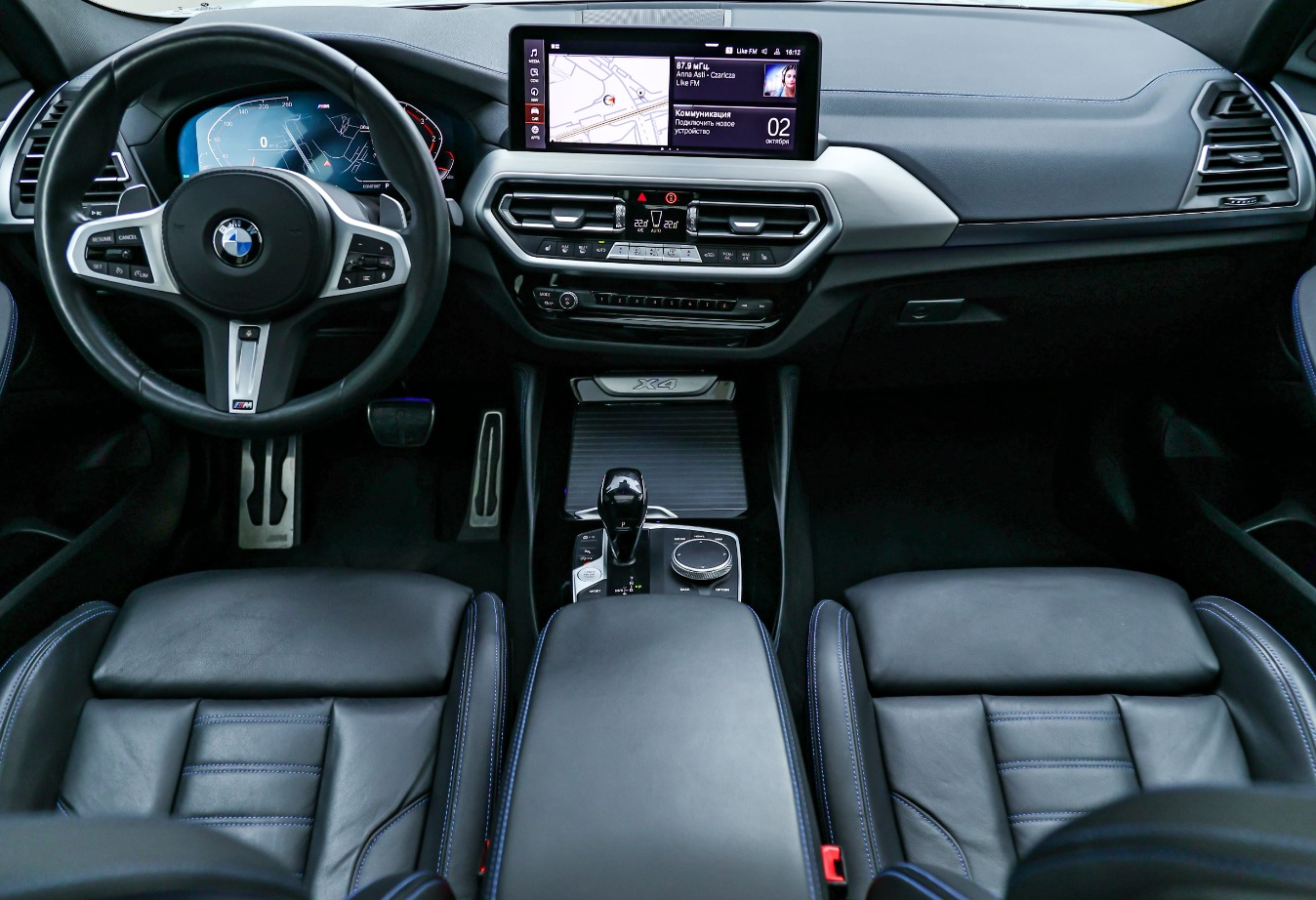 Аренда bmw x4 бизнес класса 2021 года в городе Москва Авиамоторная от 12720 руб./сутки, полный привод, двигатель: дизель, объем 3 литра, каско (Мультидрайв), ОСАГО (Мультидрайв), без водителя, недорого, вид 8 - RentRide