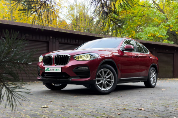 Прокат авто bmw x4 стандарт класса 2020 года в городе Калининград от 4990 руб./сутки, полный привод, двигатель: бензин, объем 2 литра, каско (Впишу в полис), ОСАГО (Мультидрайв), без водителя, недорого - RentRide