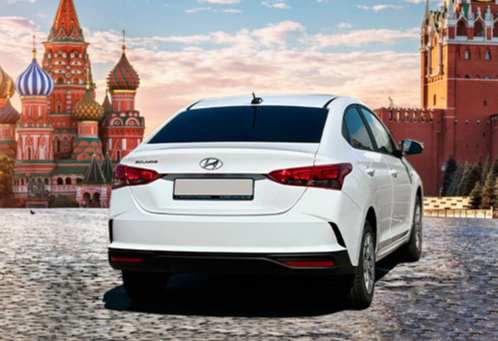 Аренда hyundai solaris эконом класса 2024 года в городе Москва Щукинская от 3036 руб./сутки, передний привод, двигатель: бензин, объем 1.6 литров, каско (Мультидрайв), ОСАГО (Мультидрайв), без водителя, недорого, вид 4 - RentRide