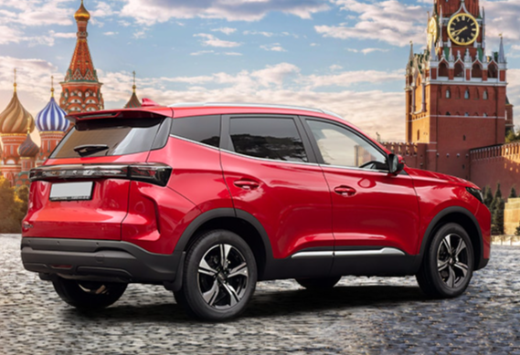 Аренда chery tiggo-4 комфорт класса 2025 года в городе Москва Щукинская от 4232 руб./сутки, передний привод, двигатель: бензин, объем 1.5 литров, каско (Мультидрайв), ОСАГО (Мультидрайв), без водителя, недорого, вид 4 - RentRide