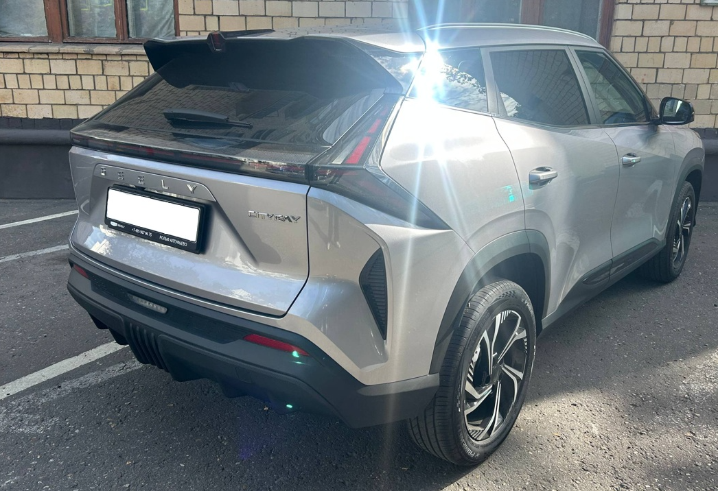 Аренда geely cityray эконом класса 2025 года в городе Москва Щукинская от 4520 руб./сутки, передний привод, двигатель: бензин, объем 1.5 литров, каско (Мультидрайв), ОСАГО (Мультидрайв), без водителя, недорого, вид 3 - RentRide