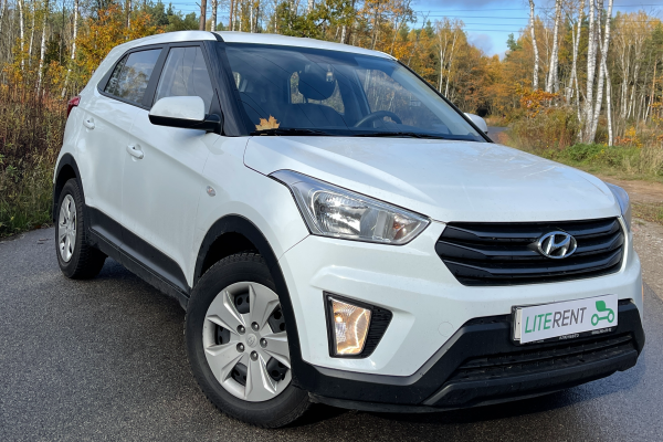 Прокат авто hyundai creta эконом класса 2018 года в городе Калининград от 2590 руб./сутки, полный привод, двигатель: бензин, объем 1.6 литров, каско (Впишу в полис), ОСАГО (Мультидрайв), без водителя, недорого - RentRide