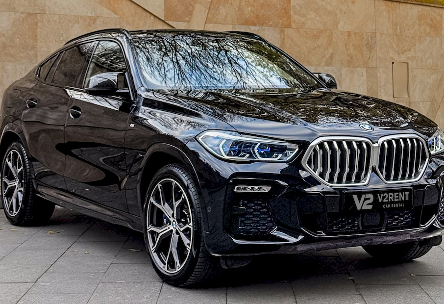 Аренда bmw x6 премиум класса 2023 года в городе Москва Новаторская от 15000 руб./сутки, полный привод, двигатель: бензин, объем 3 литра, каско (Мультидрайв), ОСАГО (Мультидрайв), без водителя, недорого, вид 6 - RentRide