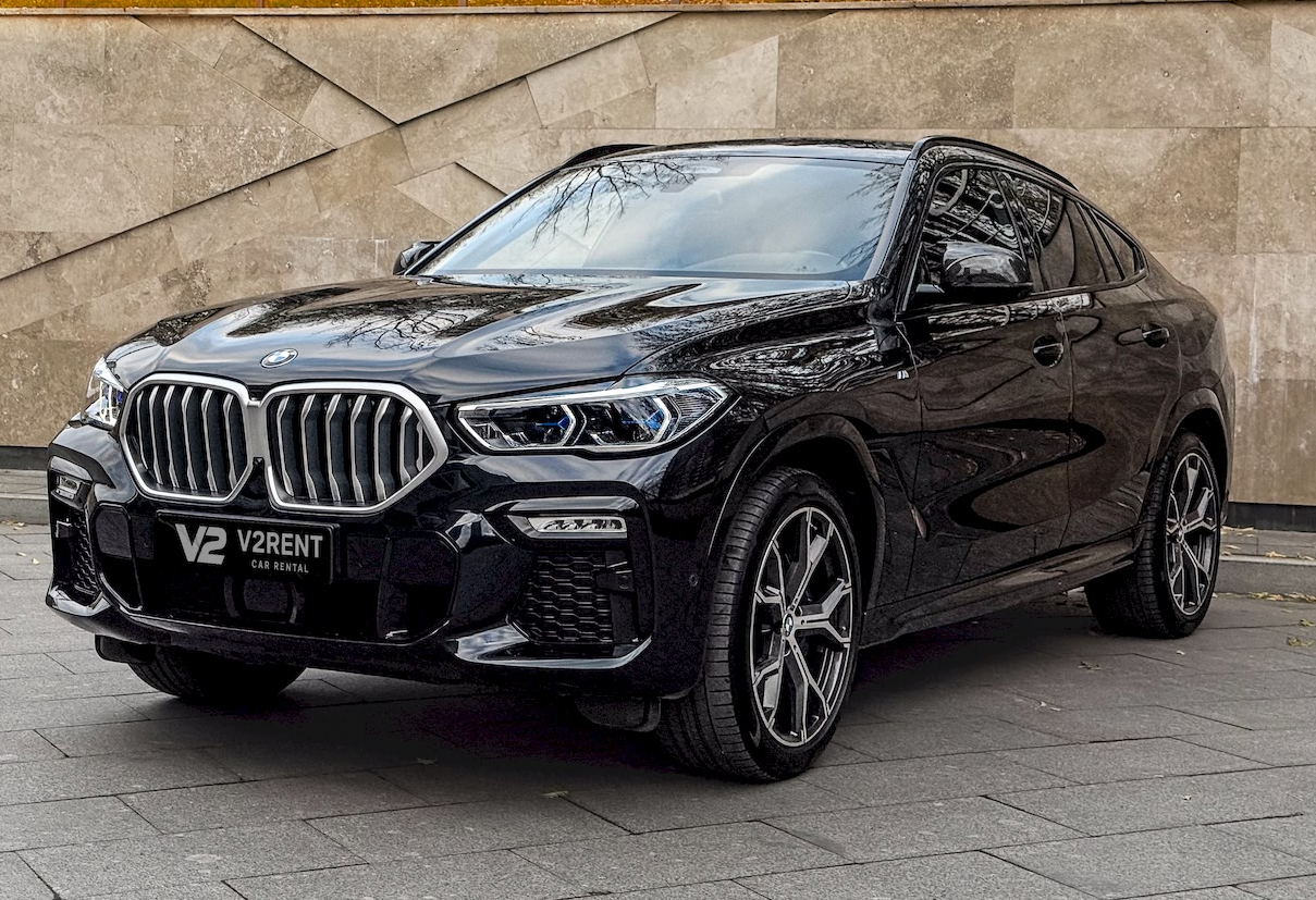 Аренда bmw x6 премиум класса 2023 года в городе Москва Новаторская от 15000 руб./сутки, полный привод, двигатель: бензин, объем 3 литра, каско (Мультидрайв), ОСАГО (Мультидрайв), без водителя, недорого, вид 3 - RentRide
