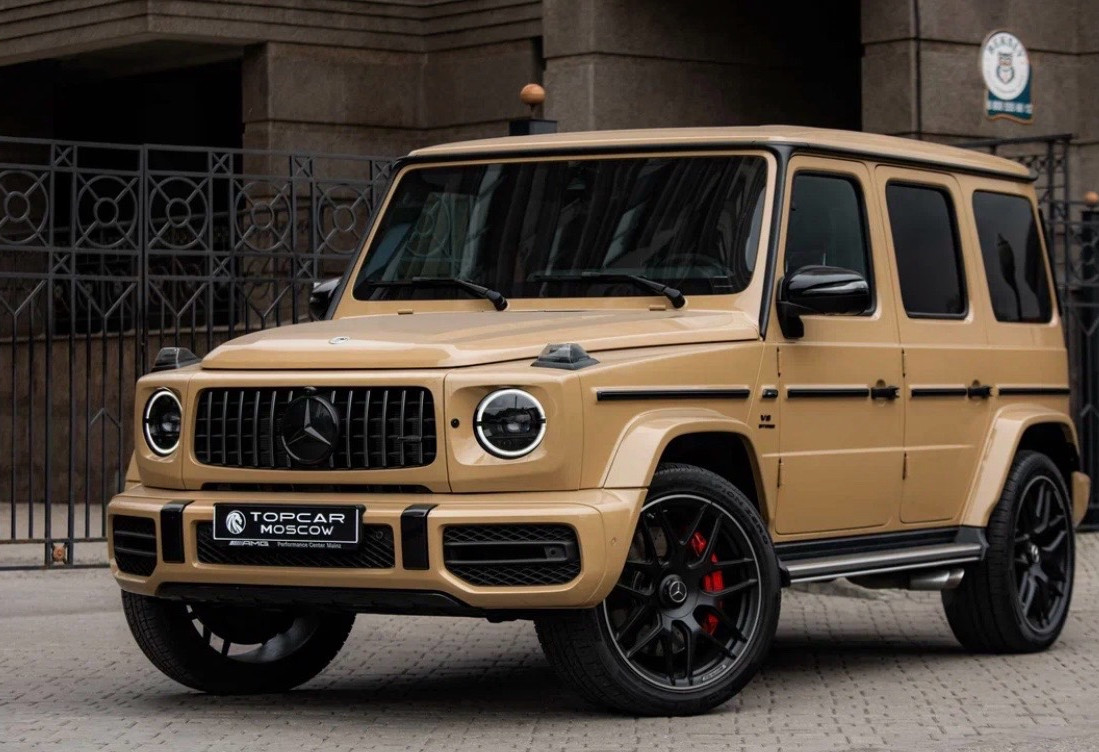 Аренда mercedes-benz g-klass премиум класса 2024 года в городе Москва Шаболовская от 56000 руб./сутки, полный привод, двигатель: бензин, объем 4 литра, каско (Впишу в полис), ОСАГО (Впишу в полис), без водителя, недорого - RentRide