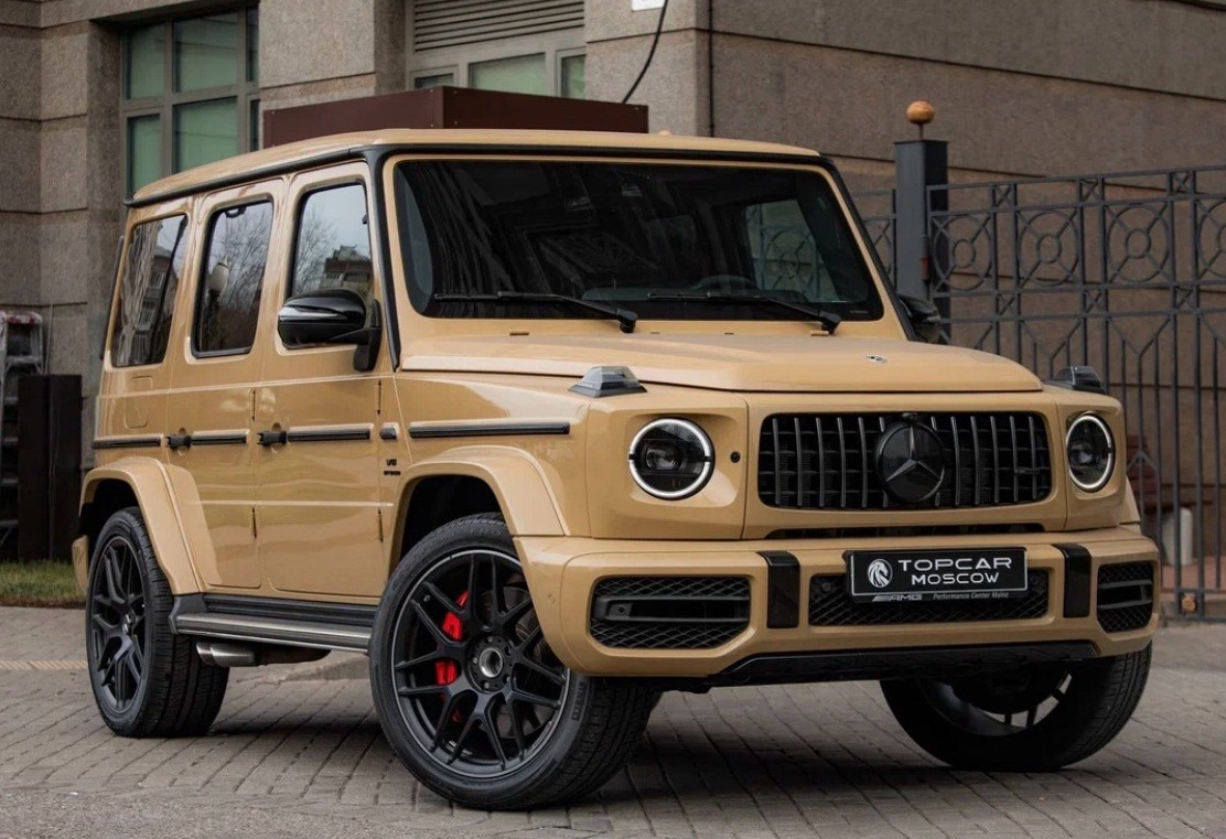 Аренда mercedes-benz g-klass премиум класса 2024 года в городе Москва Шаболовская от 56000 руб./сутки, полный привод, двигатель: бензин, объем 4 литра, каско (Впишу в полис), ОСАГО (Впишу в полис), без водителя, недорого, вид 3 - RentRide