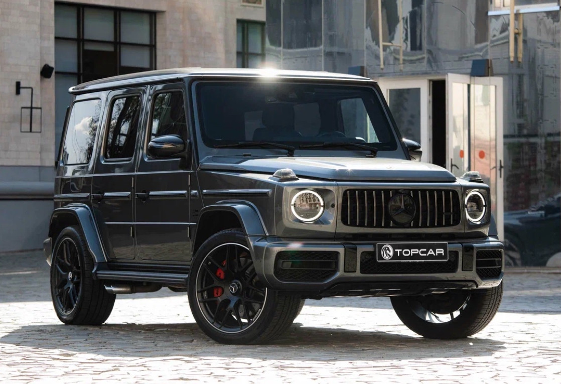 Аренда mercedes-benz g-klass-amg премиум класса 2023 года в городе Москва Шаболовская от 52000 руб./сутки, полный привод, двигатель: бензин, каско (Впишу в полис), ОСАГО (Впишу в полис), без водителя, недорого, вид 3 - RentRide