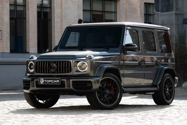 Прокат авто mercedes-benz g-klass-amg премиум класса 2023 года в городе Москва Шаболовская от 52000 руб./сутки, полный привод, двигатель: бензин, каско (Впишу в полис), ОСАГО (Впишу в полис), без водителя, недорого - RentRide