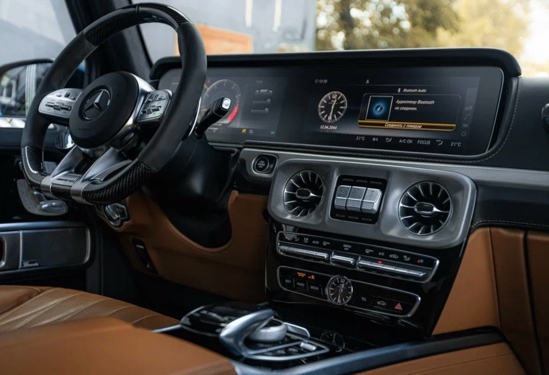 Аренда mercedes-benz g-klass-amg премиум класса 2022 года в городе Москва Шаболовская от 48000 руб./сутки, полный привод, двигатель: бензин, объем 4 литра, каско (Впишу в полис), ОСАГО (Впишу в полис), без водителя, недорого, вид 8 - RentRide