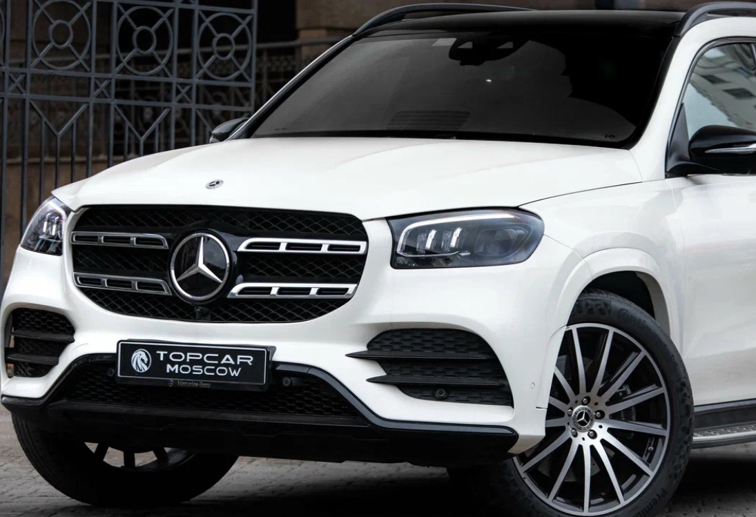 Аренда mercedes-benz gls-amg премиум класса 2021 года в городе Москва Шаболовская от 36800 руб./сутки, полный привод, двигатель: бензин, объем 4 литра, каско (Мультидрайв), ОСАГО (Мультидрайв), без водителя, недорого, вид 2 - RentRide