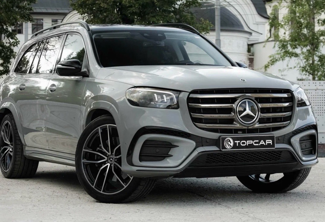 Аренда mercedes-benz gls-amg премиум класса 2023 года в городе Москва Шаболовская от 36800 руб./сутки, полный привод, двигатель: дизель, объем 4 литра, каско (Мультидрайв), ОСАГО (Мультидрайв), без водителя, недорого, вид 3 - RentRide