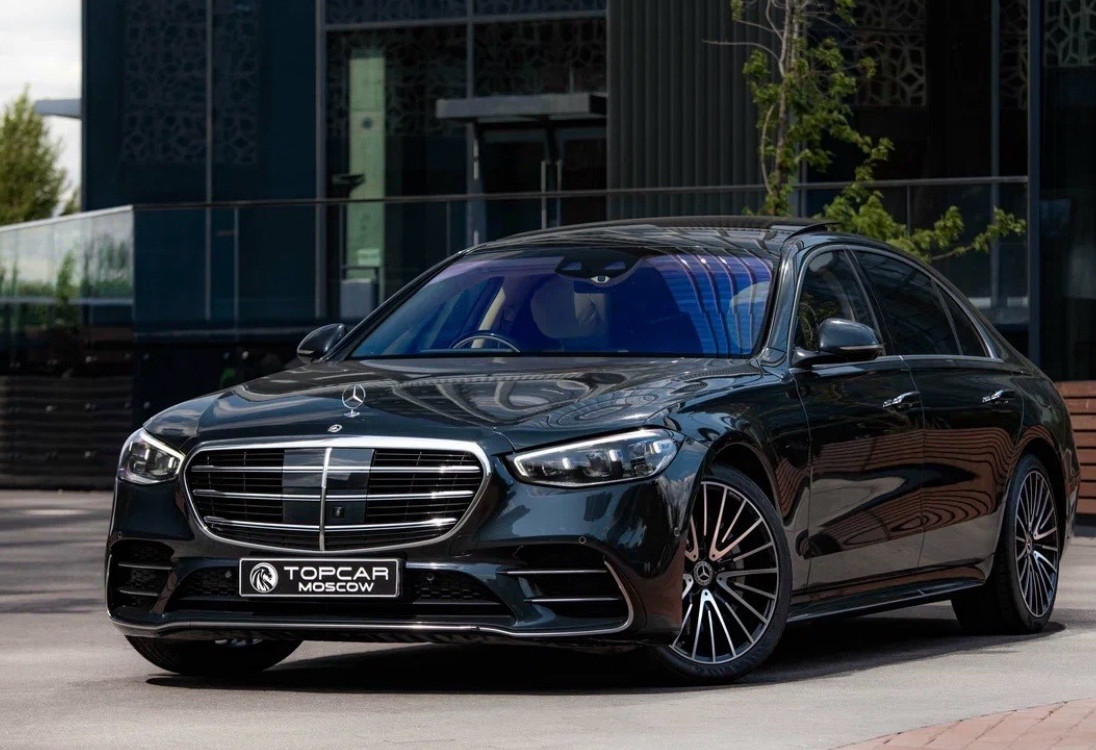 Аренда mercedes-benz s-klass премиум класса 2021 года в городе Москва Шаболовская от 28000 руб./сутки, полный привод, двигатель: гибрид, объем 3 литра, каско (Мультидрайв), ОСАГО (Мультидрайв), без водителя, недорого - RentRide
