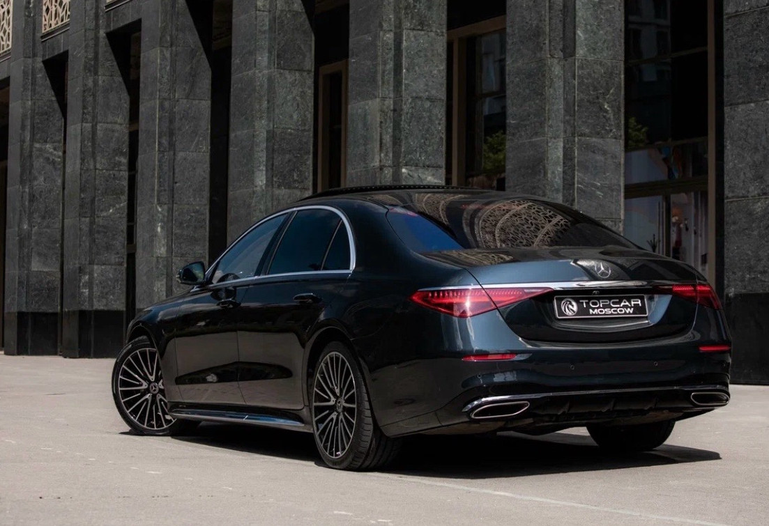 Аренда mercedes-benz s-klass премиум класса 2021 года в городе Москва Шаболовская от 28000 руб./сутки, полный привод, двигатель: гибрид, объем 3 литра, каско (Мультидрайв), ОСАГО (Мультидрайв), без водителя, недорого, вид 7 - RentRide