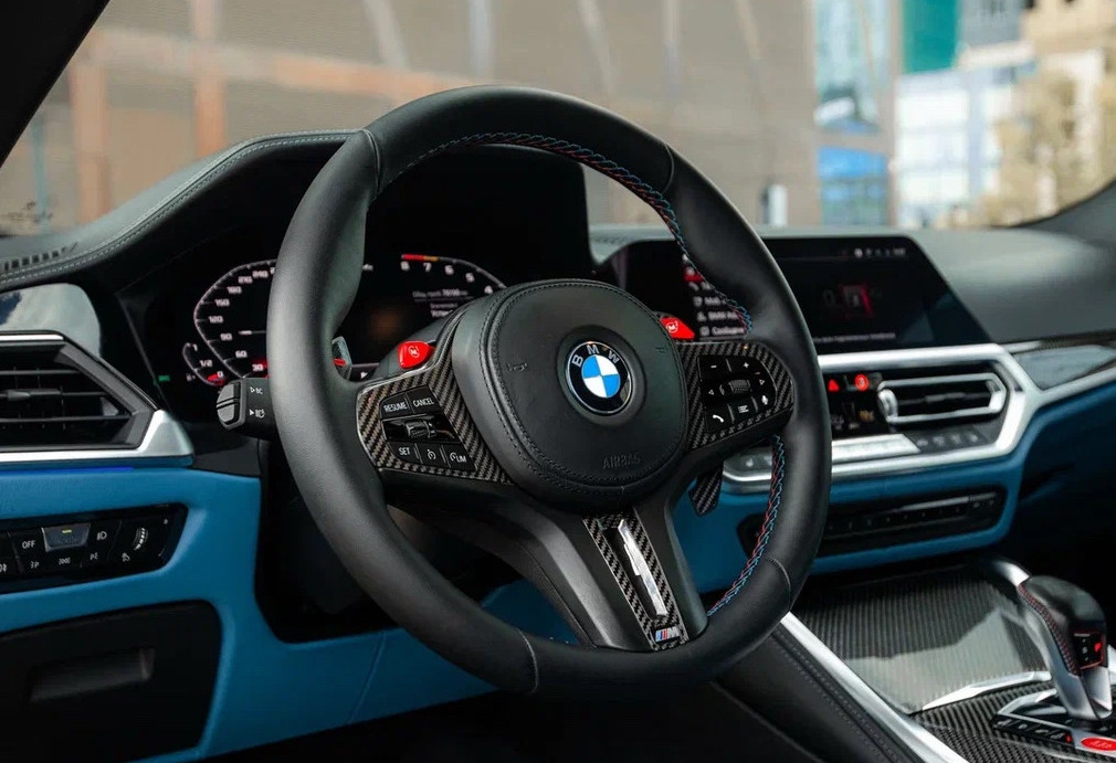 Аренда bmw m4 премиум класса 2021 года в городе Москва Тульская от 32000 руб./сутки, полный привод, двигатель: бензин, объем 3 литра, каско (Мультидрайв), ОСАГО (Мультидрайв), без водителя, недорого, вид 11 - RentRide