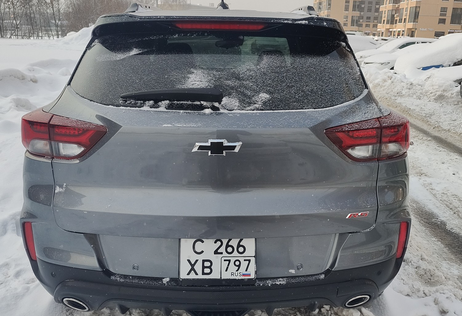 Аренда chevrolet trailblazer эконом класса 2021 года в городе Москва Лесопарковая от 2640 руб./сутки, передний привод, двигатель: бензин, объем 1.3 литра, каско (Мультидрайв), ОСАГО (Мультидрайв), без водителя, недорого, вид 9 - RentRide