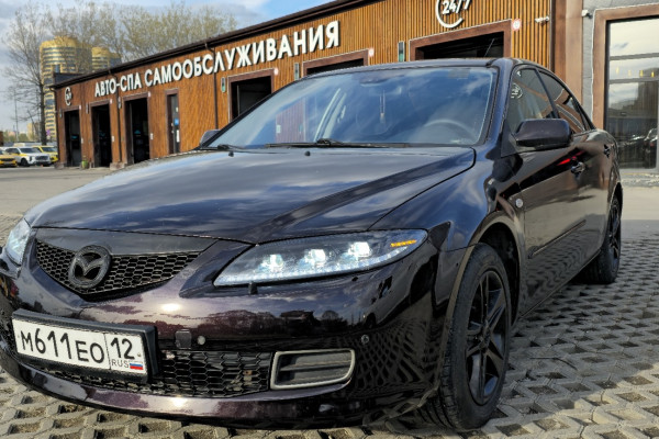 Прокат авто mazda 6 эконом класса 2005 года в городе Реутов от 2000 руб./сутки, передний привод, двигатель: бензин, объем 2 литра, ОСАГО (Мультидрайв), без водителя, недорого - RentRide