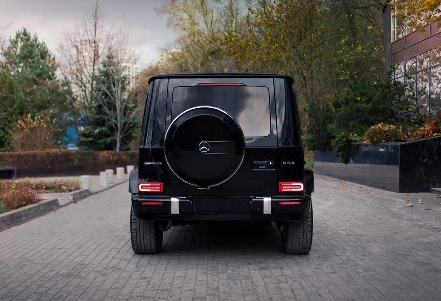 Аренда mercedes-benz g-klass-amg премиум класса 2018 года в городе Москва Автозаводская от 40000 руб./сутки, полный привод, двигатель: бензин, объем 4 литра, каско (Мультидрайв), ОСАГО (Мультидрайв), без водителя, недорого, вид 5 - RentRide