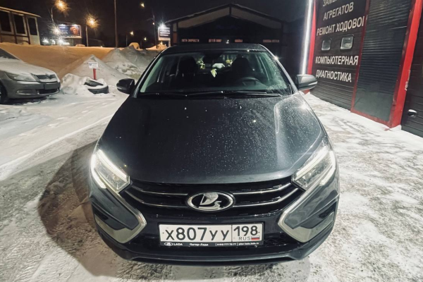 Прокат авто lada vesta эконом класса 2025 года в городе Санкт-Петербург Площадь Ленина от 2160 руб./сутки, передний привод, двигатель: бензин, объем 1600 литров, каско (Мультидрайв), ОСАГО (Мультидрайв), без водителя, недорого - RentRide