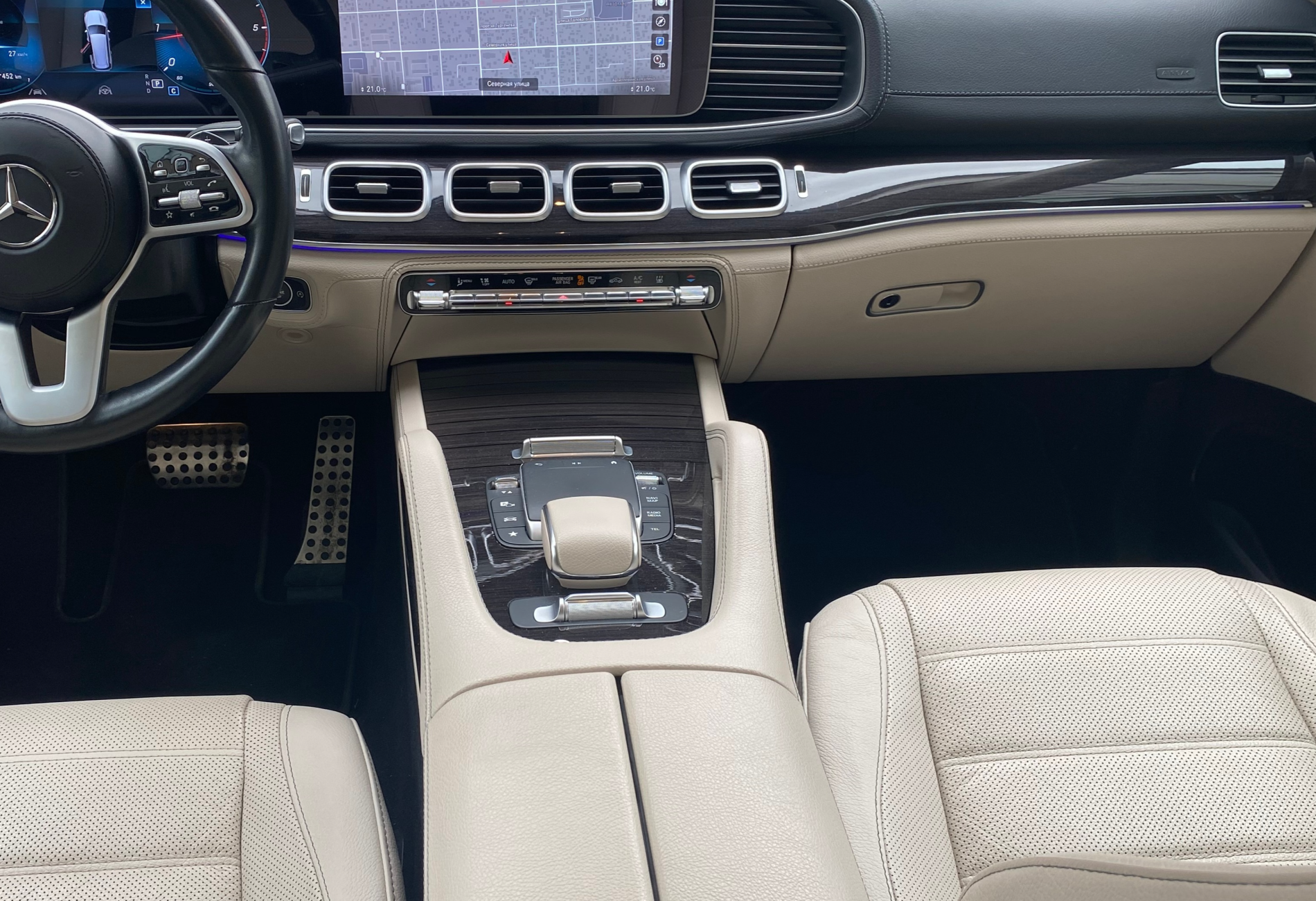 Аренда mercedes-benz gls премиум класса 2021 года в городе Москва от 28000 руб./сутки, полный привод, двигатель: дизель, объем 2.9 литров, ОСАГО (Впишу в полис), без водителя, недорого, вид 7 - RentRide