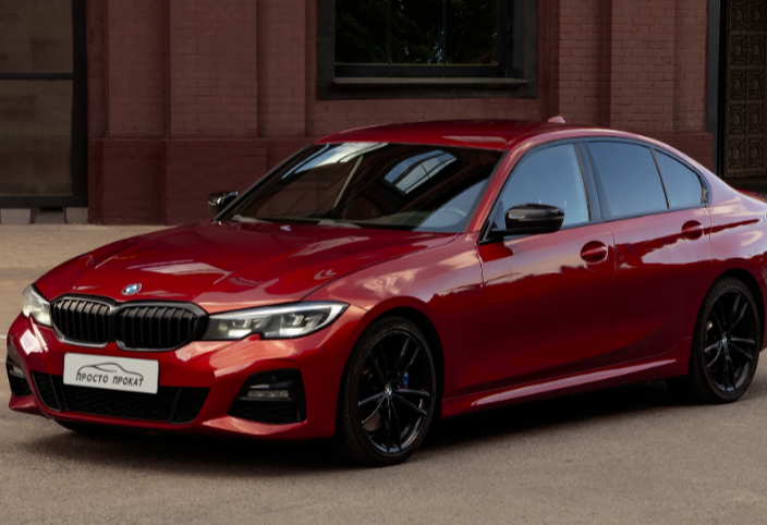 Аренда bmw 3-serii бизнес класса 2019 года в городе Москва Нахимовский проспект от 5400 руб./сутки, задний привод, двигатель: дизель, объем 2 литра, ОСАГО (Мультидрайв), без водителя, недорого - RentRide