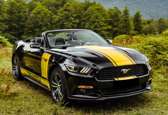 Аренда ford mustang бизнес класса 2017 года в городе Москва от 8000 руб./сутки, передний привод, двигатель: бензин, объем 2.3 литра, ОСАГО (Мультидрайв), без водителя, недорого - RentRide