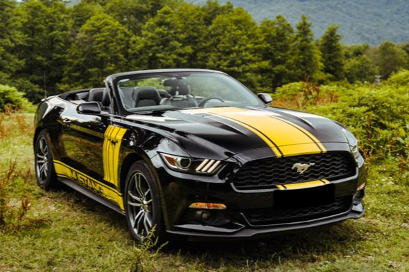 Прокат авто ford mustang бизнес класса 2017 года в городе Сочи от 8000 руб./сутки, передний привод, двигатель: бензин, объем 2.3 литра, ОСАГО (Мультидрайв), без водителя, недорого - RentRide