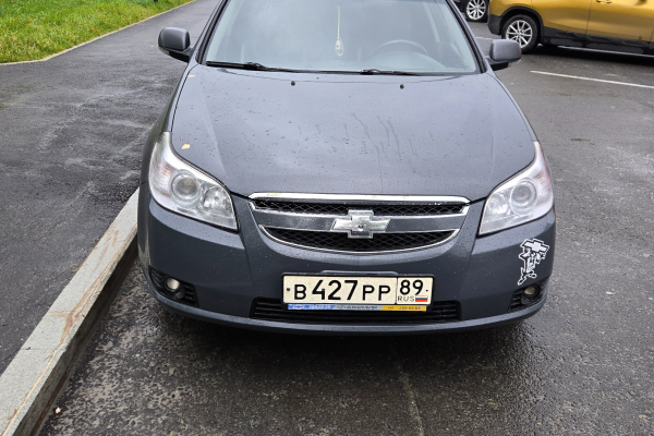 Прокат авто chevrolet epica эконом класса 2011 года в городе Ноябрьск от 2400 руб./сутки, передний привод, двигатель: бензин, объем 2000 литров, ОСАГО (Впишу в полис), без водителя, недорого - RentRide