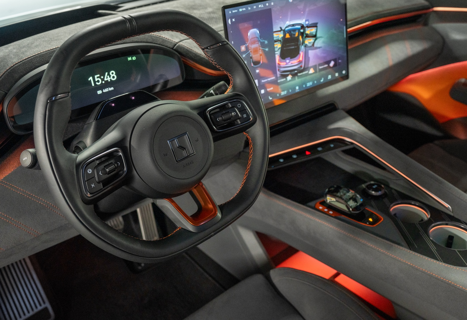 Аренда zeekr 001 премиум класса 2024 года в городе Москва Василеостровская от 15200 руб./сутки, полный привод, объем 2 литра, каско (Мультидрайв), ОСАГО (Мультидрайв), без водителя, недорого, вид 8 - RentRide