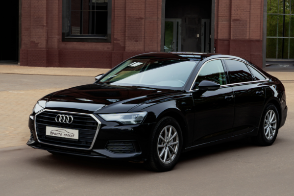 Прокат авто audi a6 бизнес класса 2020 года в городе Москва Нахимовский проспект от 7600 руб./сутки, передний привод, двигатель: бензин, объем 2 литра, ОСАГО (Мультидрайв), без водителя, недорого - RentRide