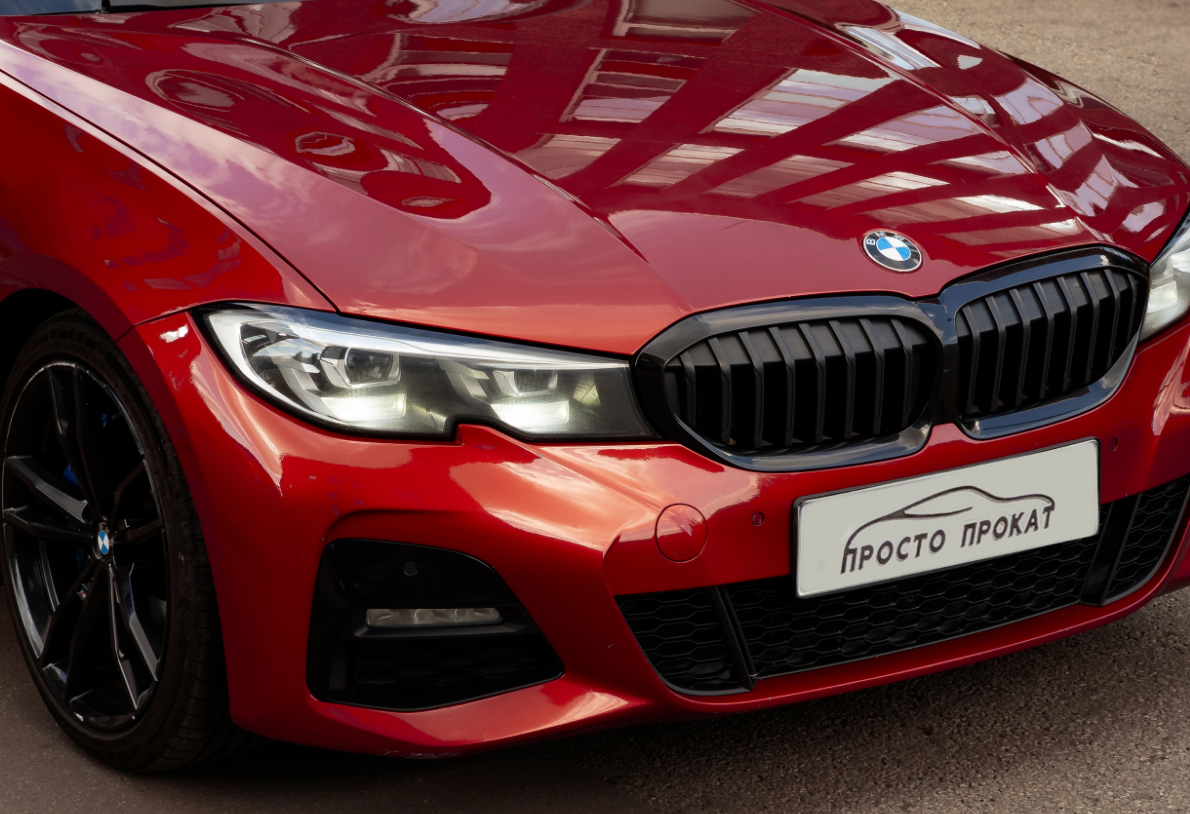 Аренда bmw 3-serii бизнес класса 2019 года в городе Москва Нахимовский проспект от 8400 руб./сутки, полный привод, двигатель: дизель, объем 2 литра, ОСАГО (Мультидрайв), без водителя, недорого, вид 3 - RentRide