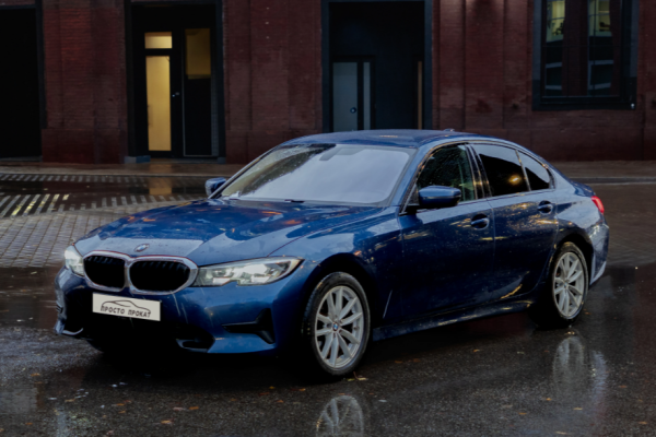 Прокат авто bmw 3-serii бизнес класса 2021 года в городе Москва Нахимовский проспект от 7200 руб./сутки, задний привод, двигатель: бензин, объем 2 литра, ОСАГО (Мультидрайв), без водителя, недорого - RentRide