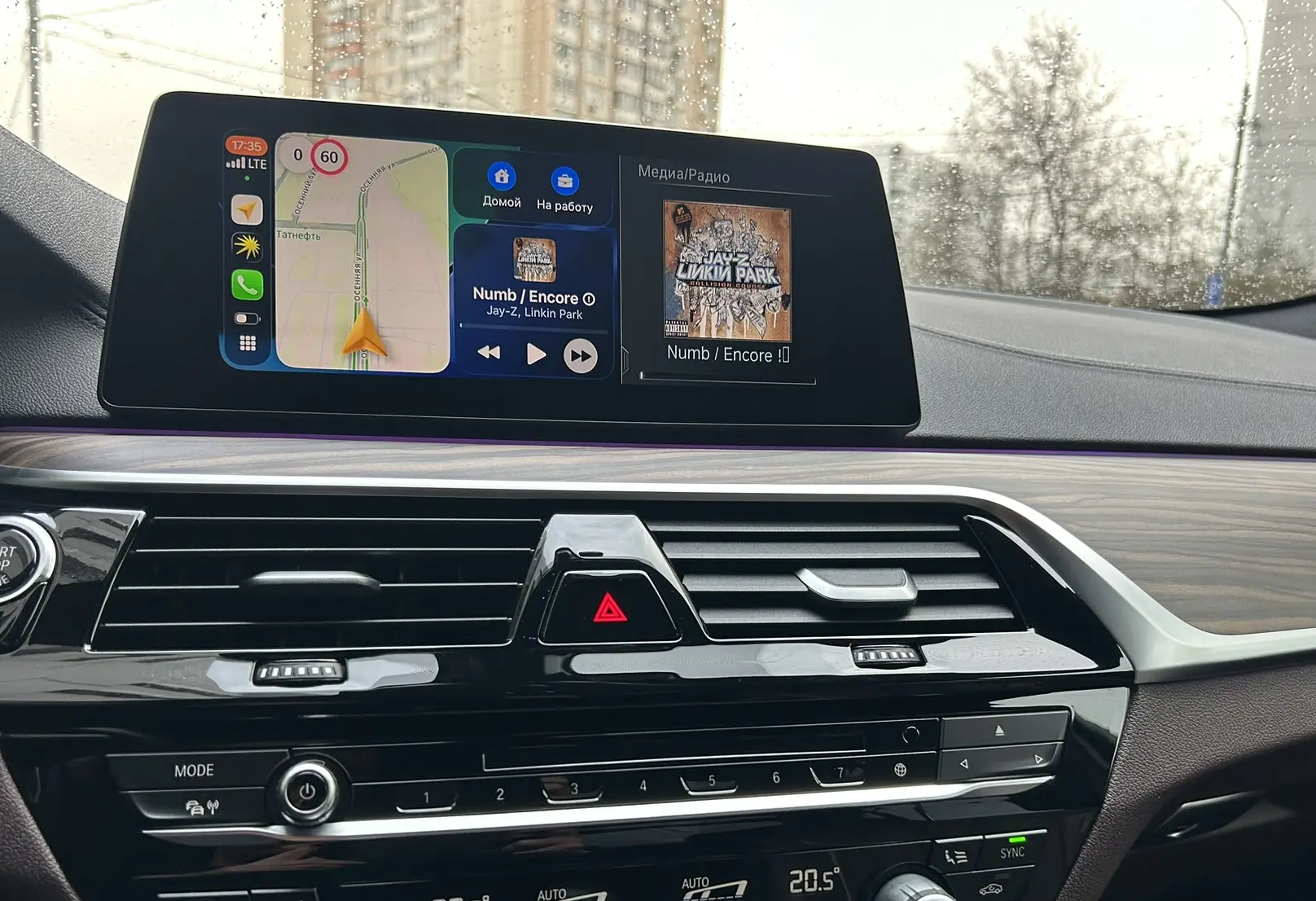 Аренда bmw 5-serii бизнес класса 2019 года в городе Москва Крылатское от 9200 руб./сутки, полный привод, двигатель: дизель, объем 3 литра, каско (Мультидрайв), ОСАГО (Мультидрайв), без водителя, недорого, вид 9 - RentRide